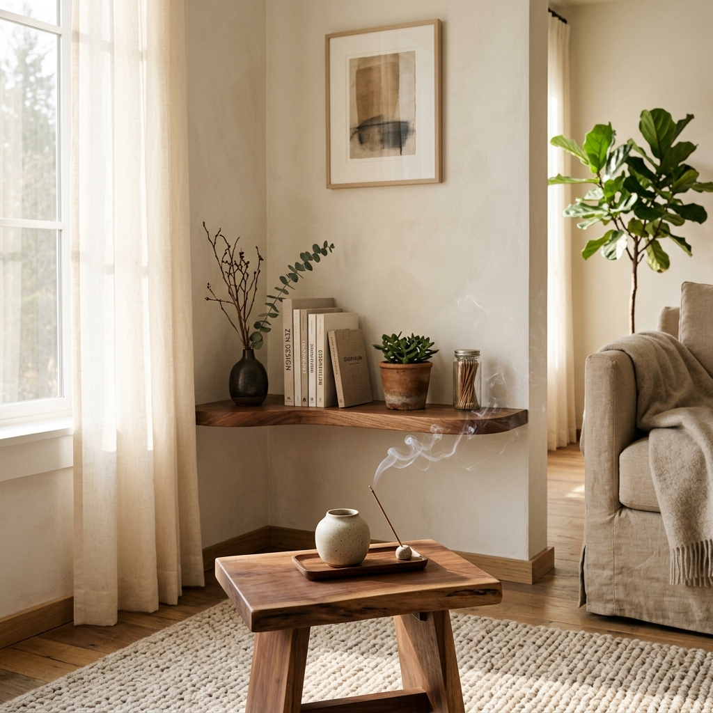 Không gian sử dụng nhang trầm